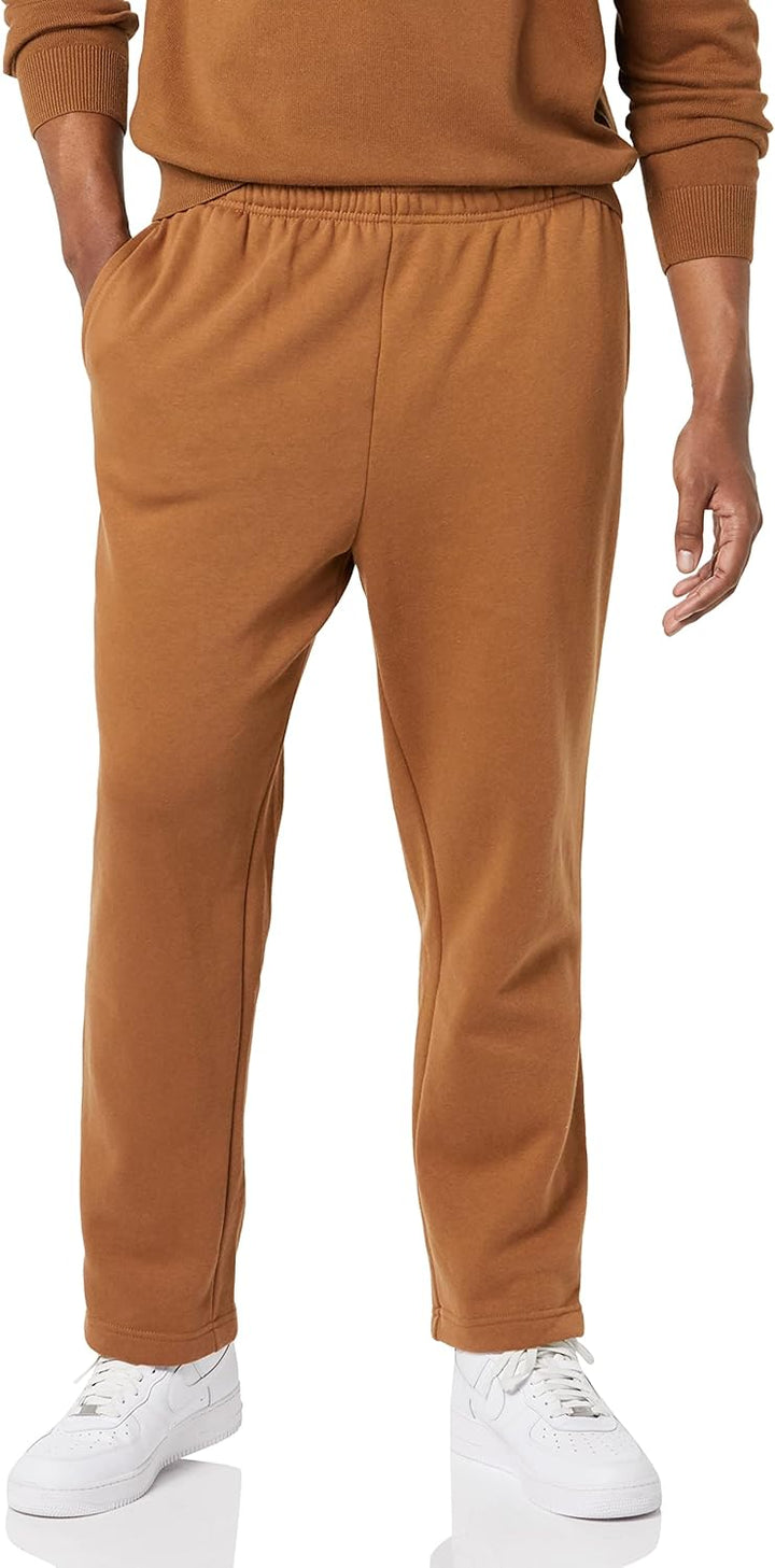 Comfortable Men's Fleece Sweatpants - Luca-Black-S-Nora Luxe