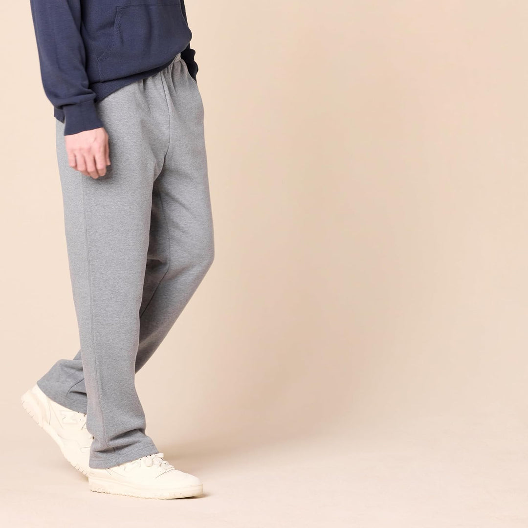 Comfortable Men's Fleece Sweatpants - Luca-Black-S-Nora Luxe