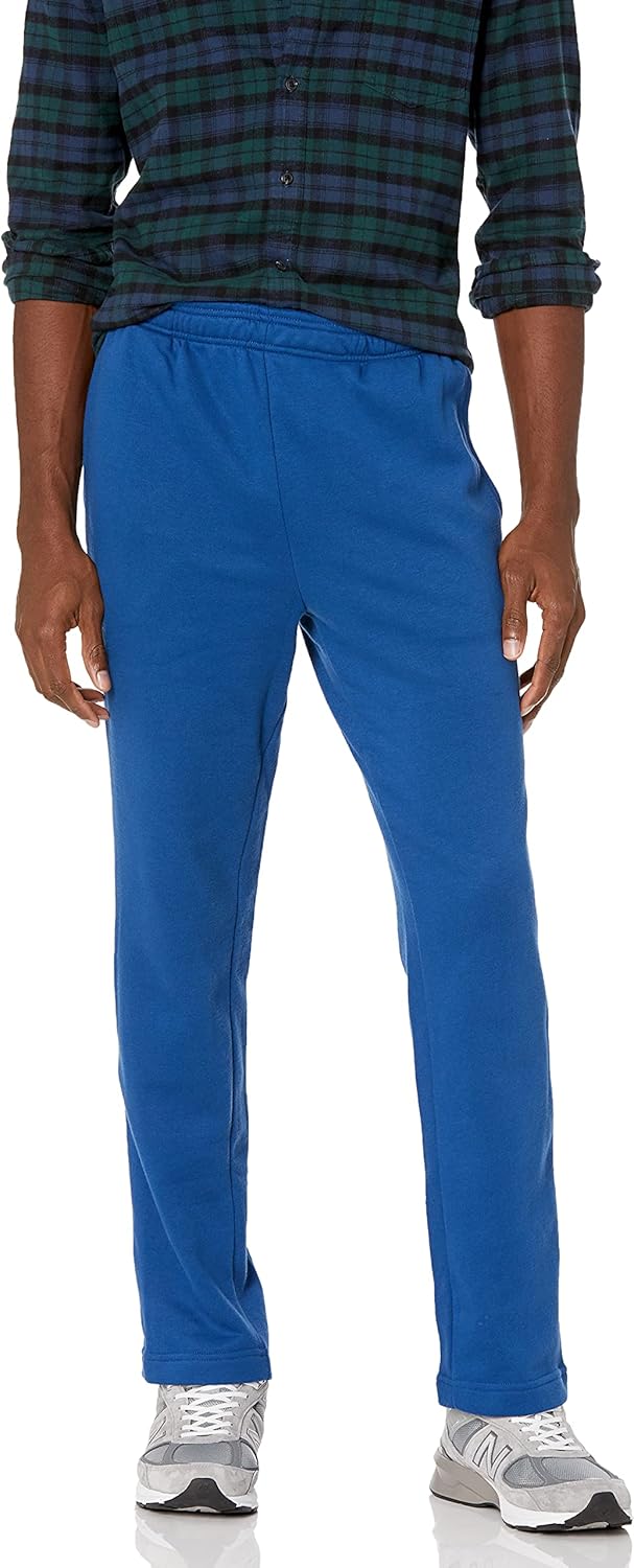 Comfortable Men's Fleece Sweatpants - Luca-Blue-S-Nora Luxe
