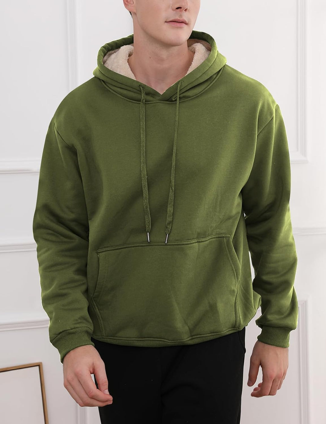 Comfortable Men's Sweatshirt - Finn-Black Hoodie-S-Nora Luxe