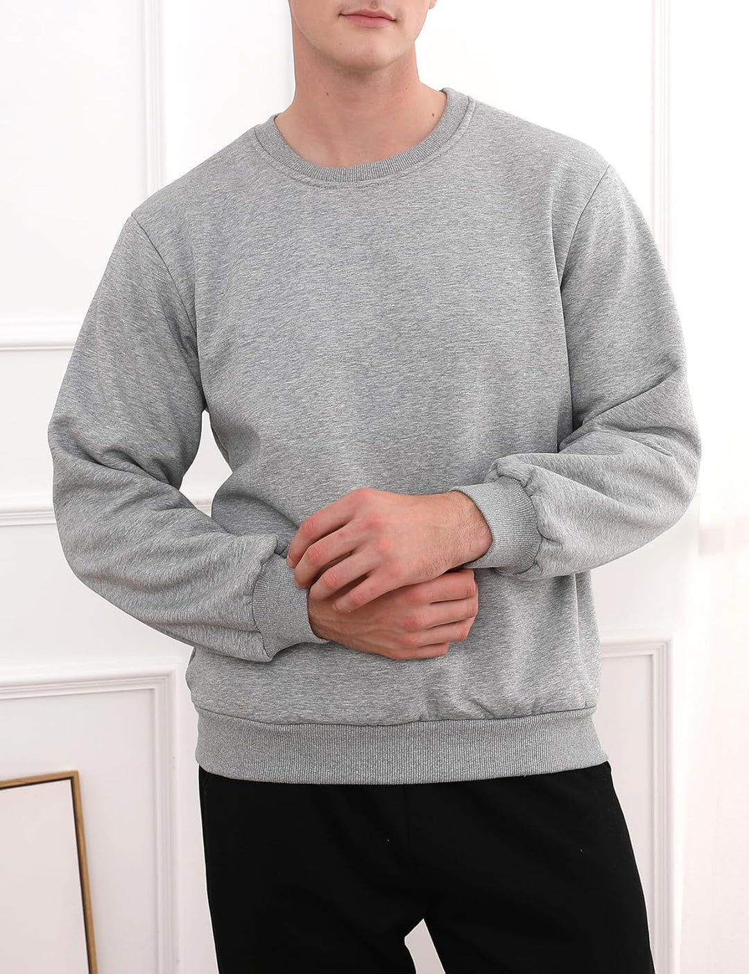 Comfortable Men's Sweatshirt - Finn-Black Hoodie-S-Nora Luxe