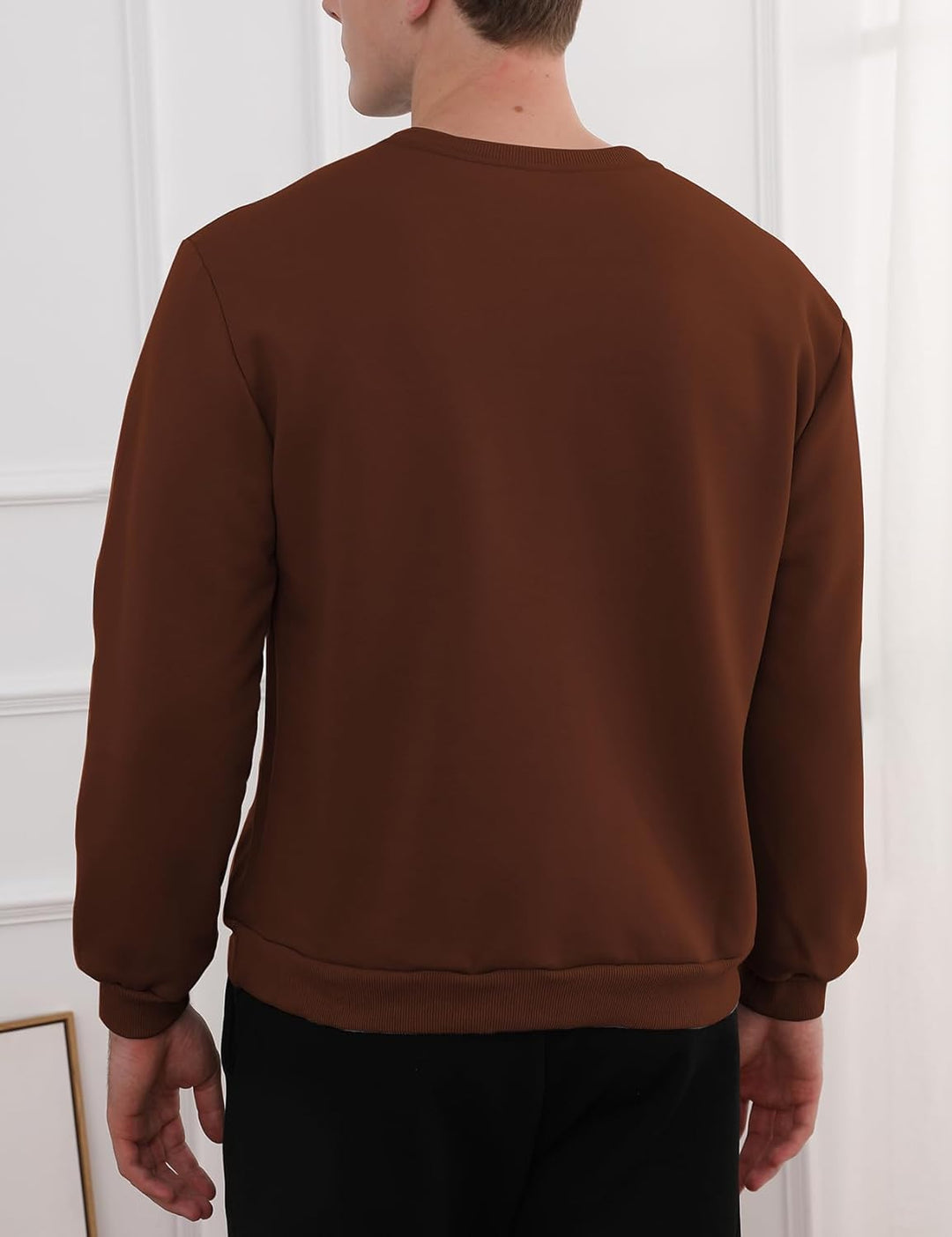 Comfortable Men's Sweatshirt - Finn-Black Hoodie-S-Nora Luxe