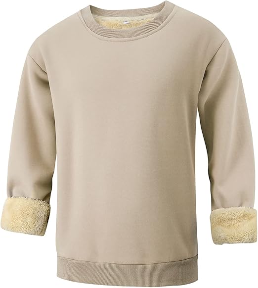 Comfortable Men's Sweatshirt - Finn-Khaki-S-Nora Luxe