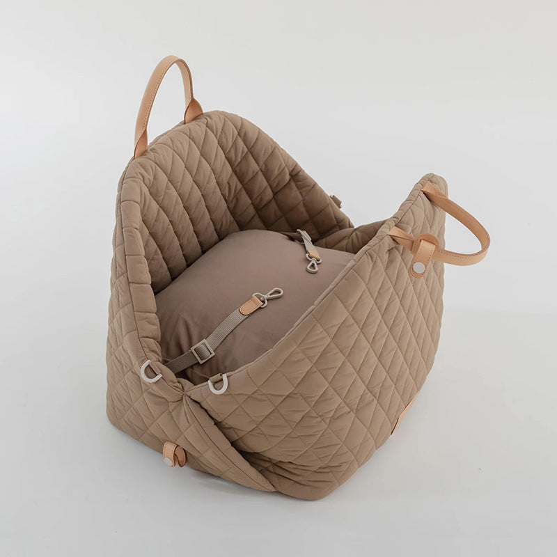 Comfortable Pet Carrier - PetStyle-Pink-S (17.32 x 8.66 x 14.17 inches)-Nora Luxe