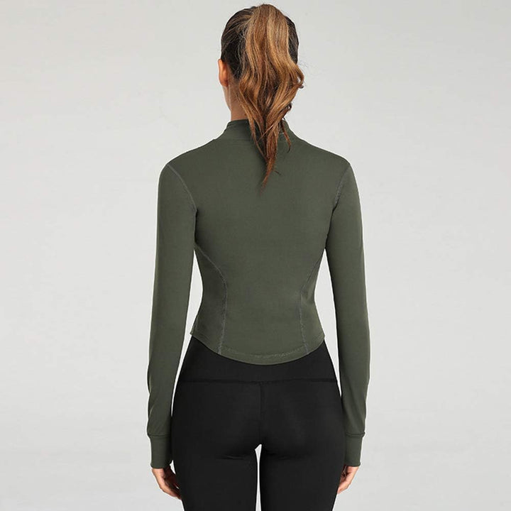 Comfortable Sports Jacket - FlexiMove-Apricot-XS-Nora Luxe