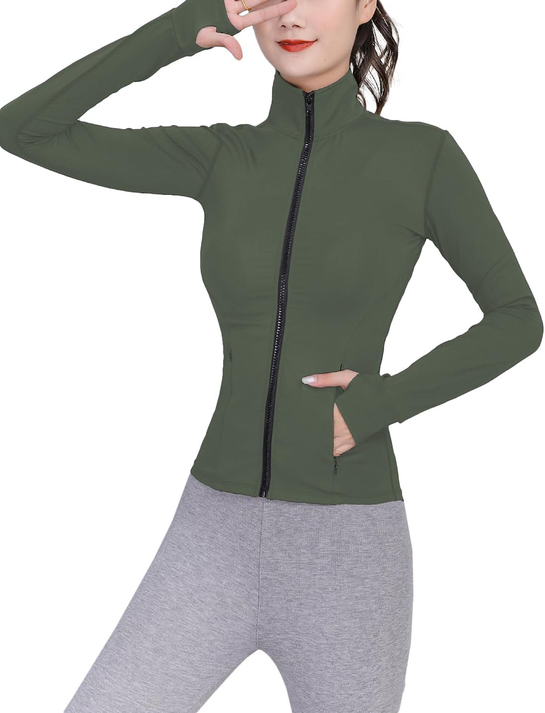 Comfortable Sports Jacket - FlexiMove-Apricot-XS-Nora Luxe