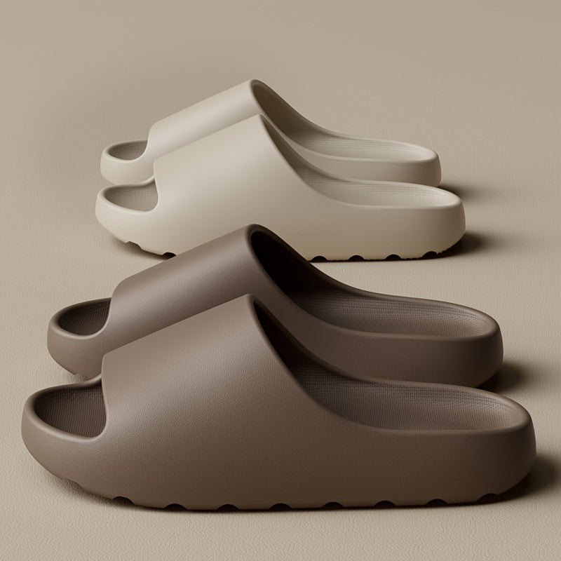 Comfortable & Waterproof Unisex EVA Slippers with Open Toe – Remy-Beige-4-Nora Luxe