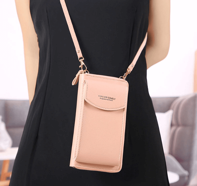 Compact PU Leather Crossbody Shoulder Bag with Adjustable Strap