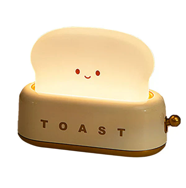 Cute Toast Night Light - ToastieGlow-Yellow-Nora Luxe