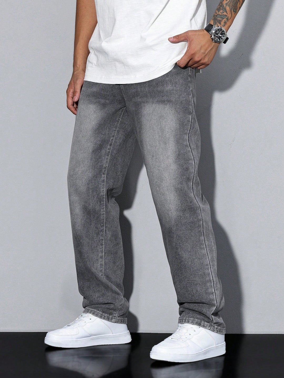 Casual men's jeans with straight leg – Milan