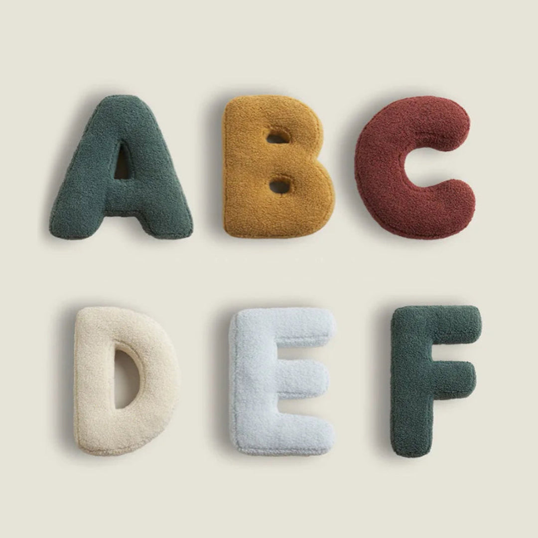 Decorative Alphabet Cushion – LetterLounge-A-The Livary