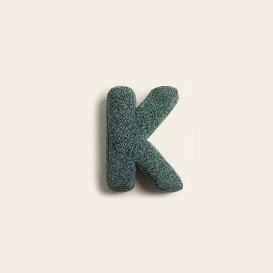 Decorative Alphabet Cushion – LetterLounge-K-The Livary