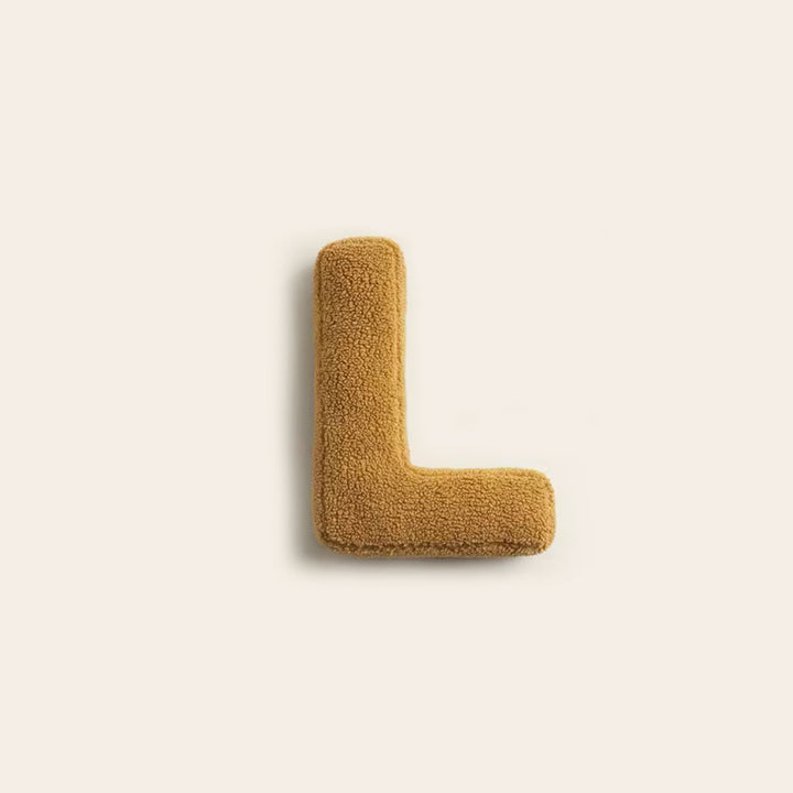 Decorative Alphabet Cushion – LetterLounge-L-The Livary