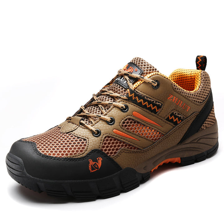 Men's waterproof hiking shoes with cushioning & tread sole – Elric