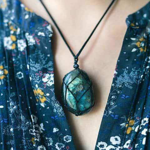 Dragonheart Labradorite Necklace - Astrid-Nora Luxe