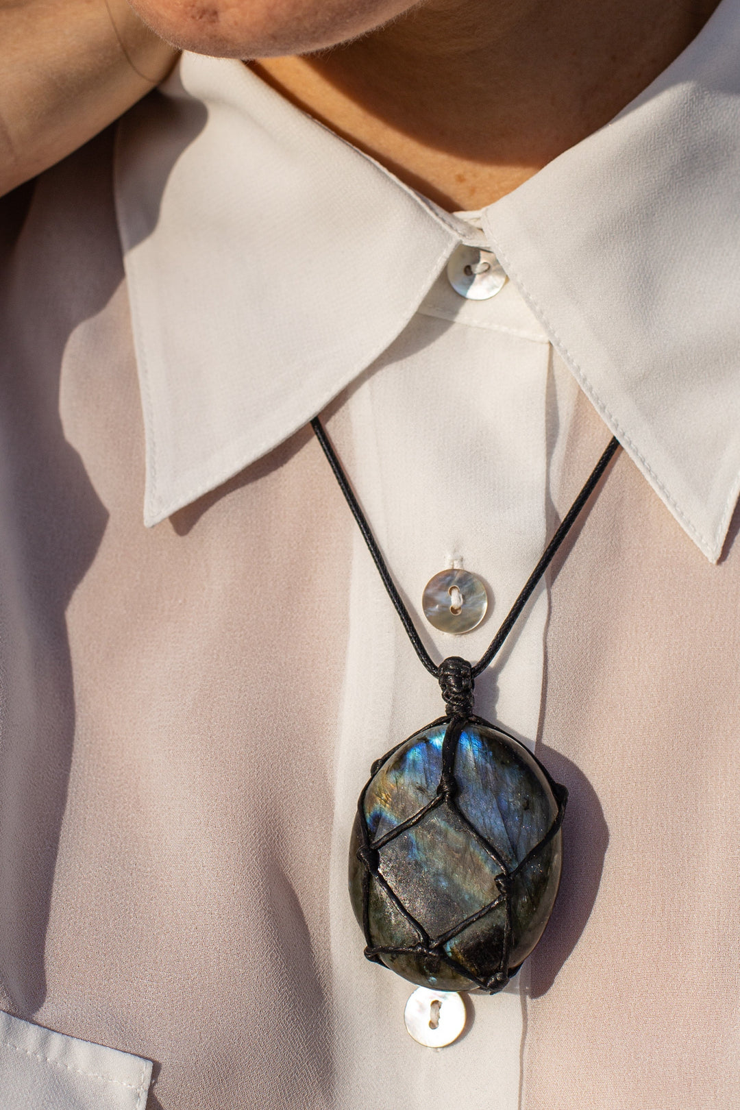 Dragonheart Labradorite Necklace - Astrid-Nora Luxe