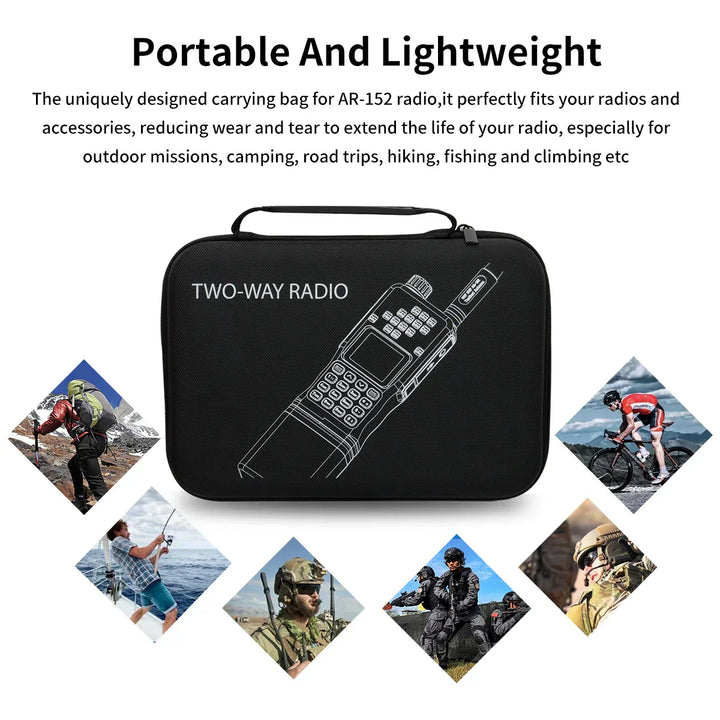 Dual-Band Walkie Talkie - CommGuard-Green-Nora Luxe