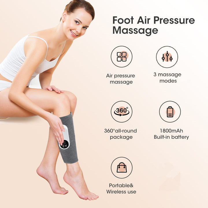 ELECTRIC LEG MASSAGER - AIR COMPRESSION WITH 3 MASSAGE MODES-Single-Nora Luxe