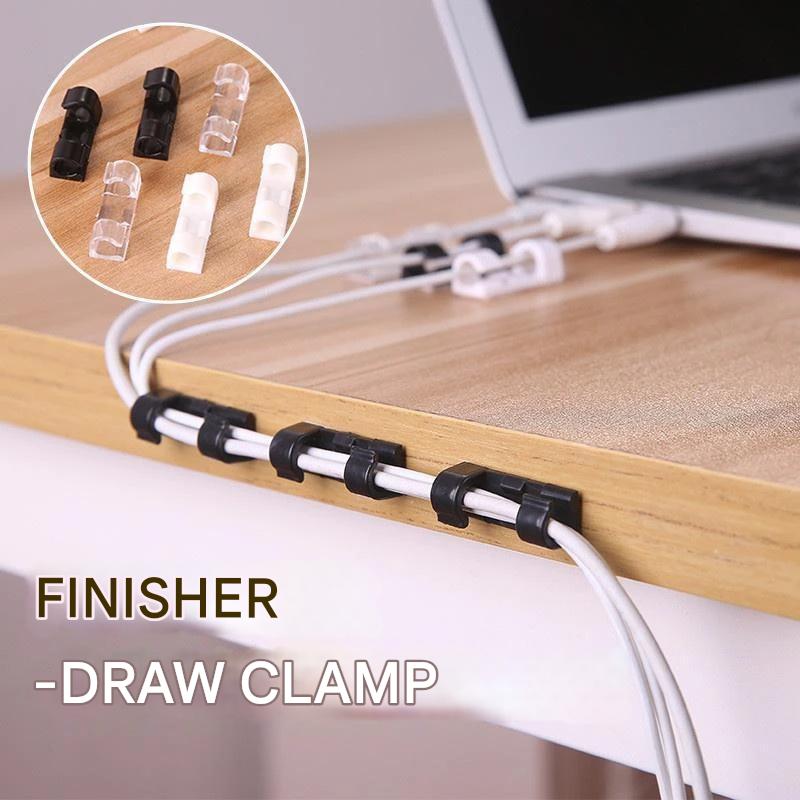 Finisher wire clamp-Transparent-20 pieces-Nora Luxe