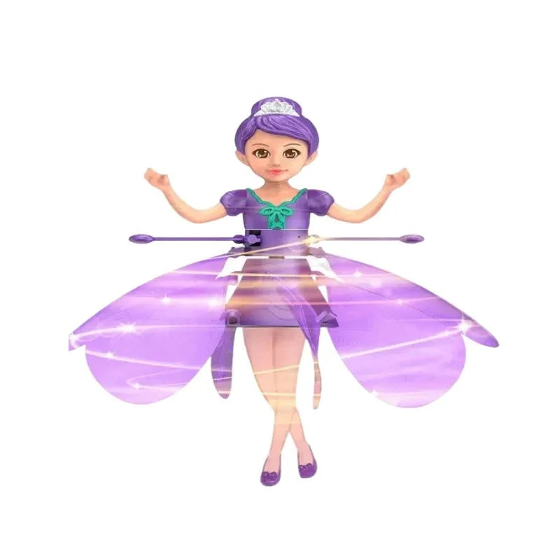 FLYING POP WITH LIGHT - DANCE SIMULATION & GESTURE CONTROL - MAGICAL FLYING TOY FOR CHILDREN-Purple-Nora Luxe