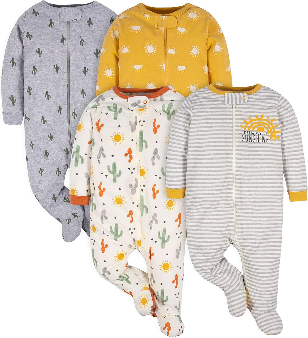 Gerber Baby Sleepsuit for Boys with Feet-E-0-3 months-Nora Luxe