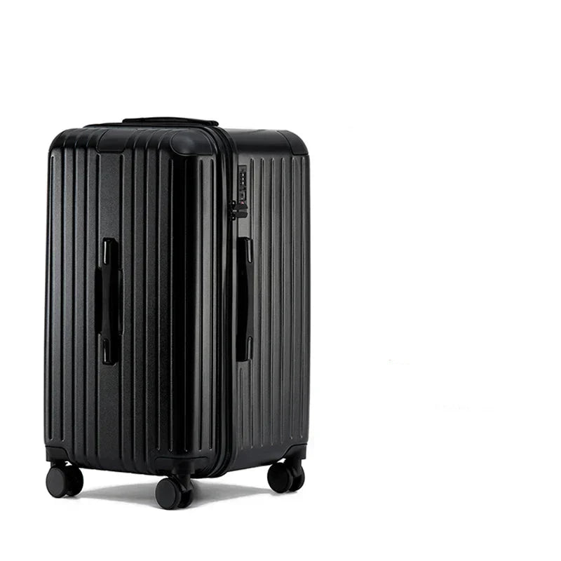 Hard shell suitcase – Milano Voyager-Black-M (70 L)-Nora Luxe