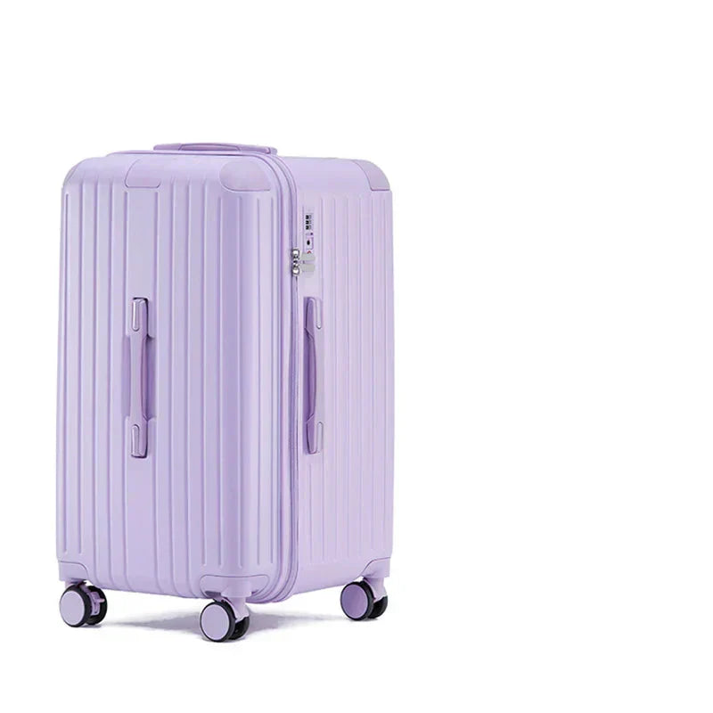 Hard shell suitcase – Milano Voyager-Purple-M (70 L)-Nora Luxe