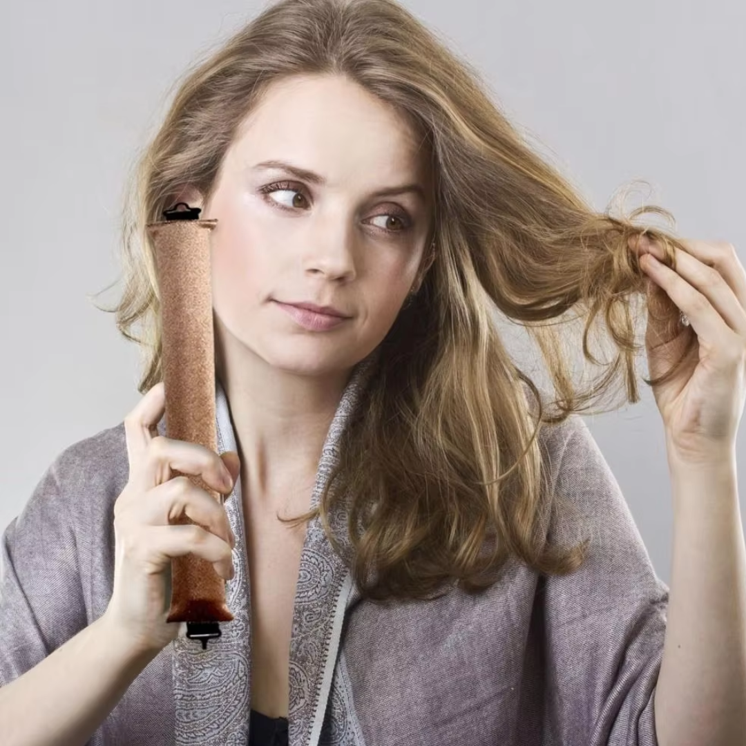 Heatless Hair Curler Set - Soft Curls While You Sleep-Beige-3 pieces-Nora Luxe