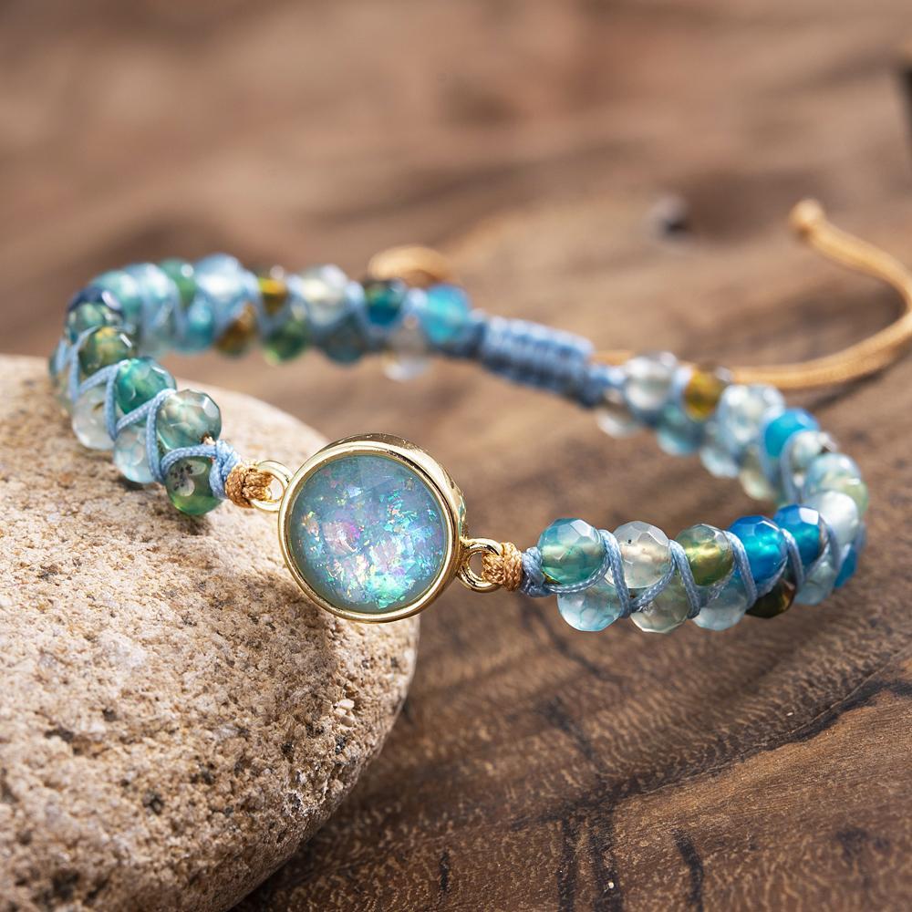 Hypnotic Blue Opal Bracelet - Liora-Nora Luxe