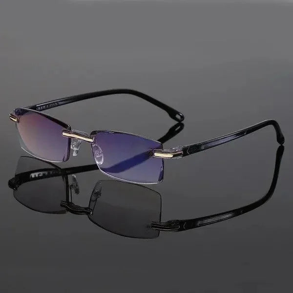 Indestructible Multifocal Reading Glasses (Buy 1 Get 1 Free) - SteadySight-Black 2x-+1.00-Nora Luxe