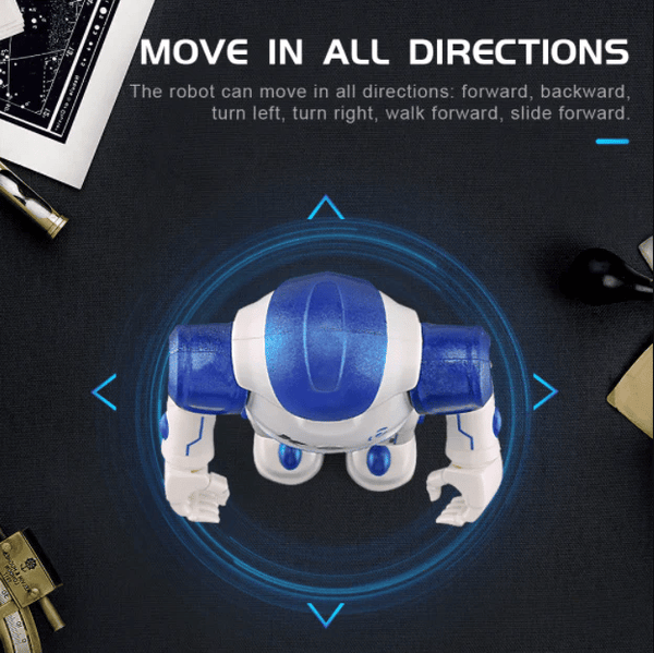 Interactive Educational Robot - NovaBot-Blue-The Livary