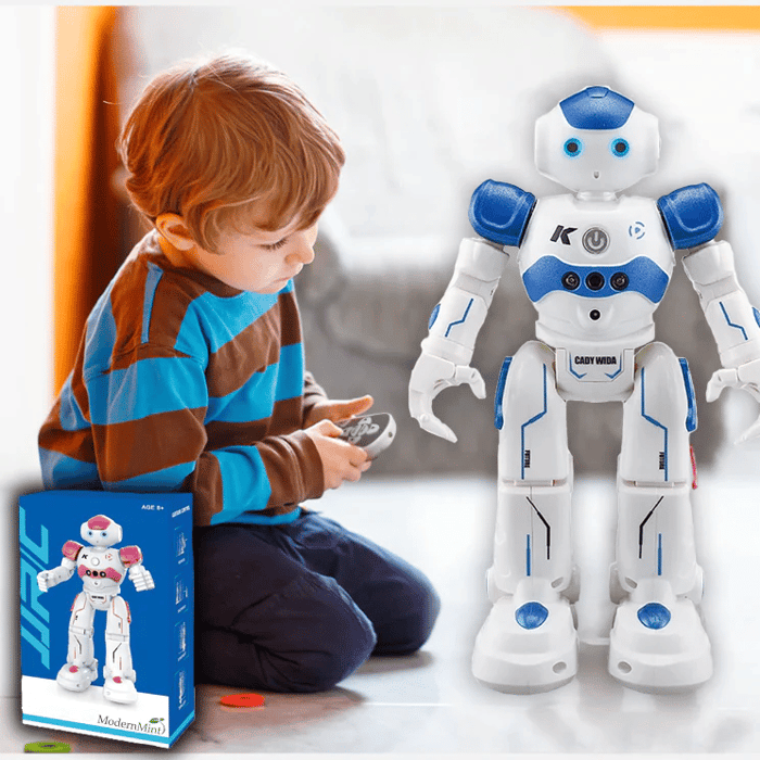 Interactive Educational Robot - NovaBot-Blue-The Livary