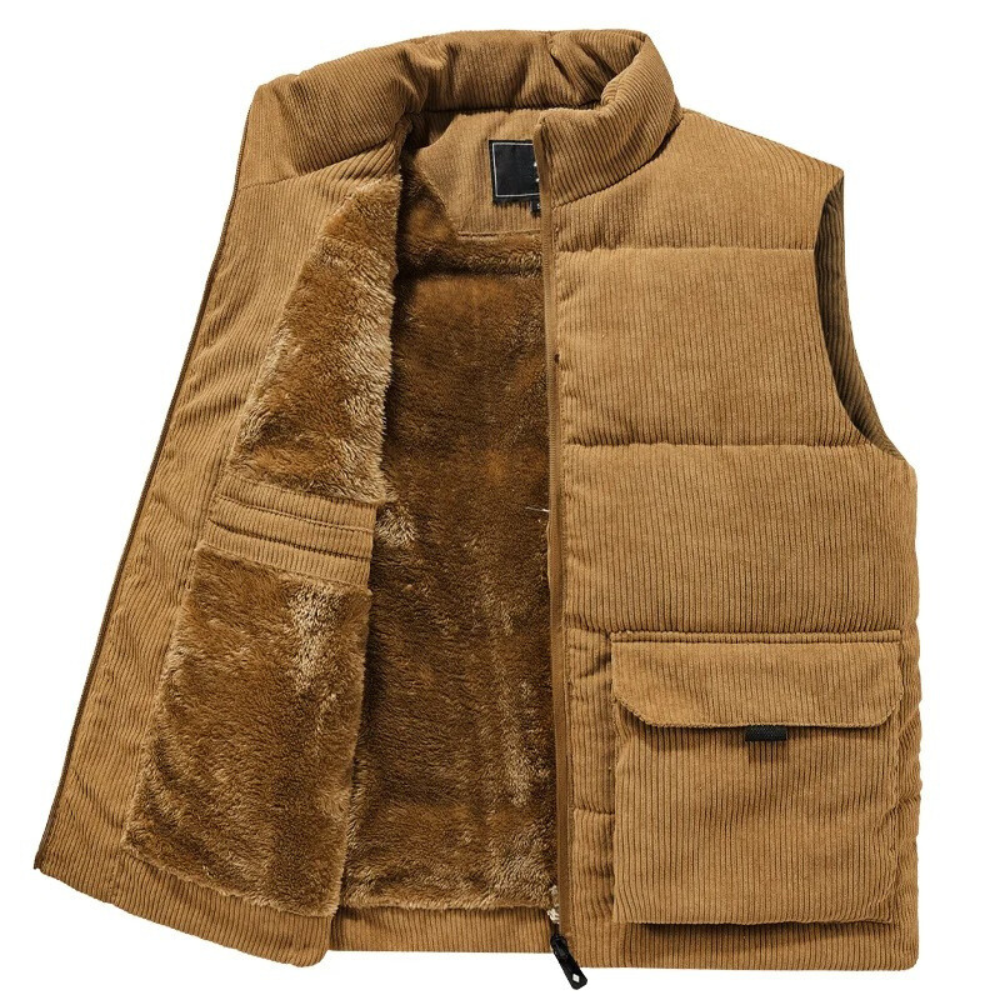Jarker - Warm Lined Gilet for Men-M-Nora Luxe