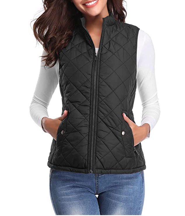Lightly Padded Stylish Women's Bodywarmer - Lara-Black-S-Nora Luxe