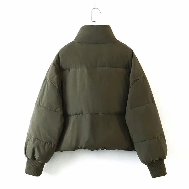 Lightweight Women's Puffer Jacket - Sofia-Light Green-S-Nora Luxe