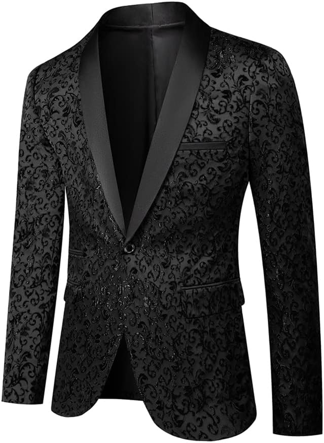 Luxury Men's Tuxedo - Leon-Black-XS-Nora Luxe