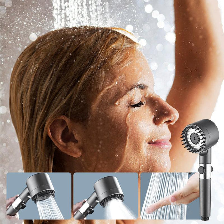 Luxury Shower Head with Jetstream Technology - Aeris-Shower head + 1.5 m hose-1-The Livary