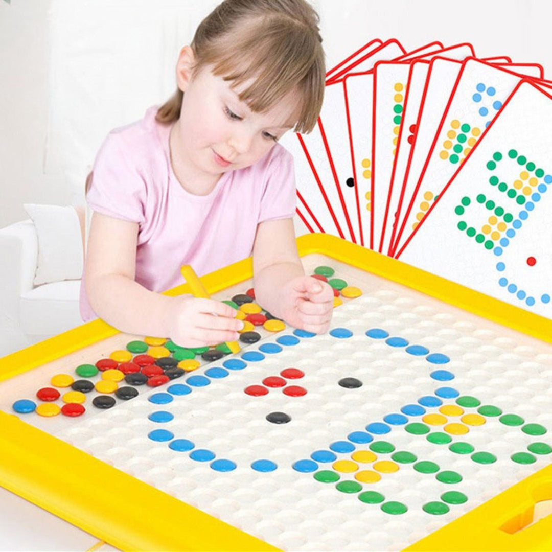 Magnetic Drawing Board with Beads - MagniDots-The Livary
