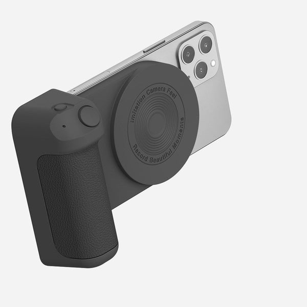 Magnetic Grip & Wireless Charger in One - Griply-Black-The Livary