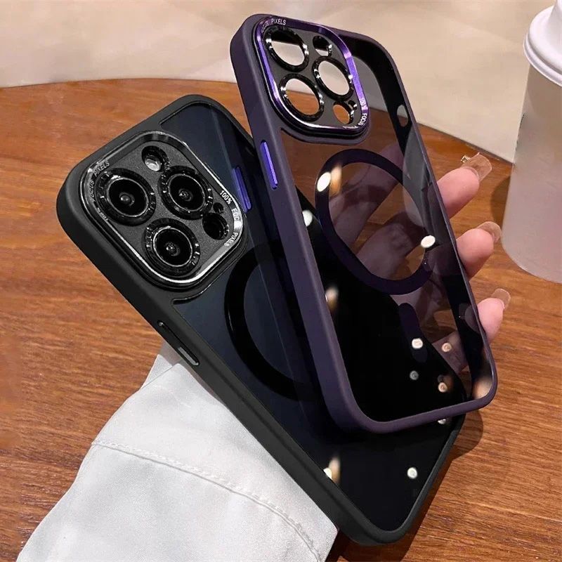 Magnetic iPhone Case – iShield-Gray-iPhone 16-Nora Luxe