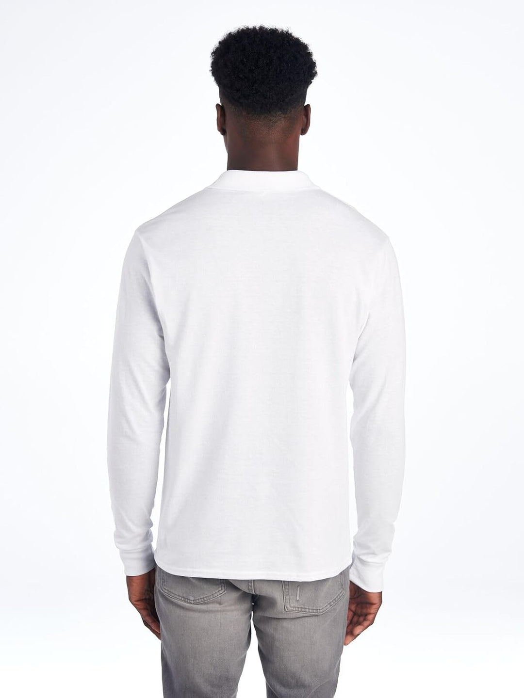 Men's Polo with Long Sleeves - Mark-Black-S-Nora Luxe