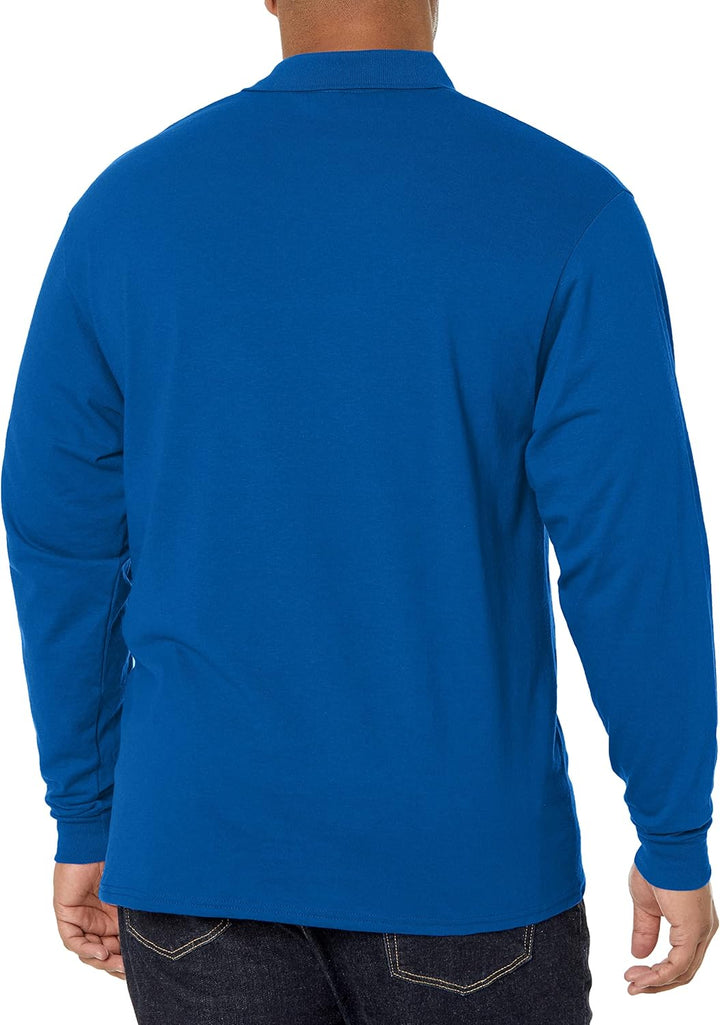 Men's Polo with Long Sleeves - Mark-Black-S-Nora Luxe