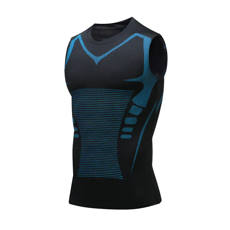Men's Shaping Vest - PowerVest Vita-Black-S-Nora Luxe