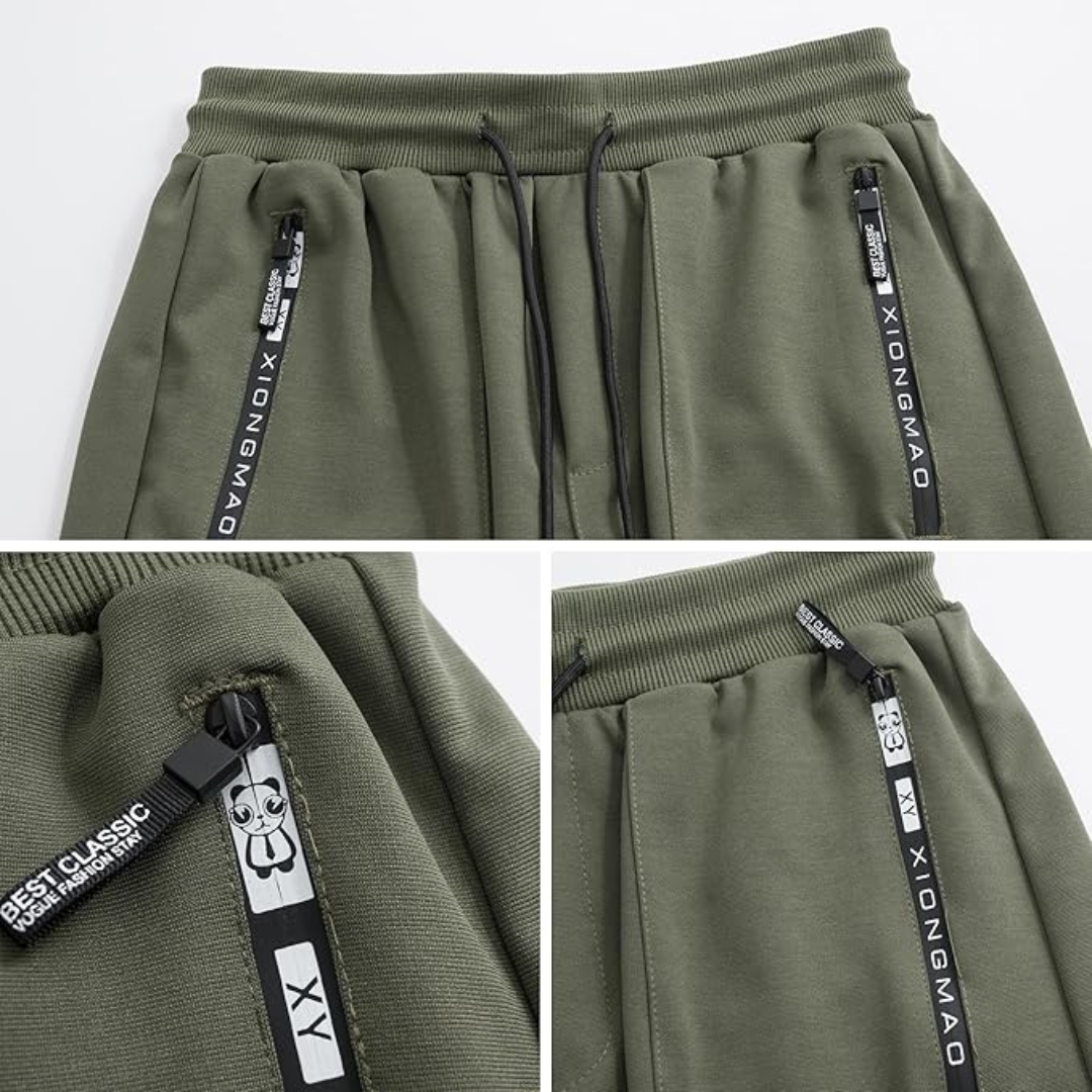 Men's Techwear Tactical Jogging Trousers - Robert-Black-XS-Nora Luxe