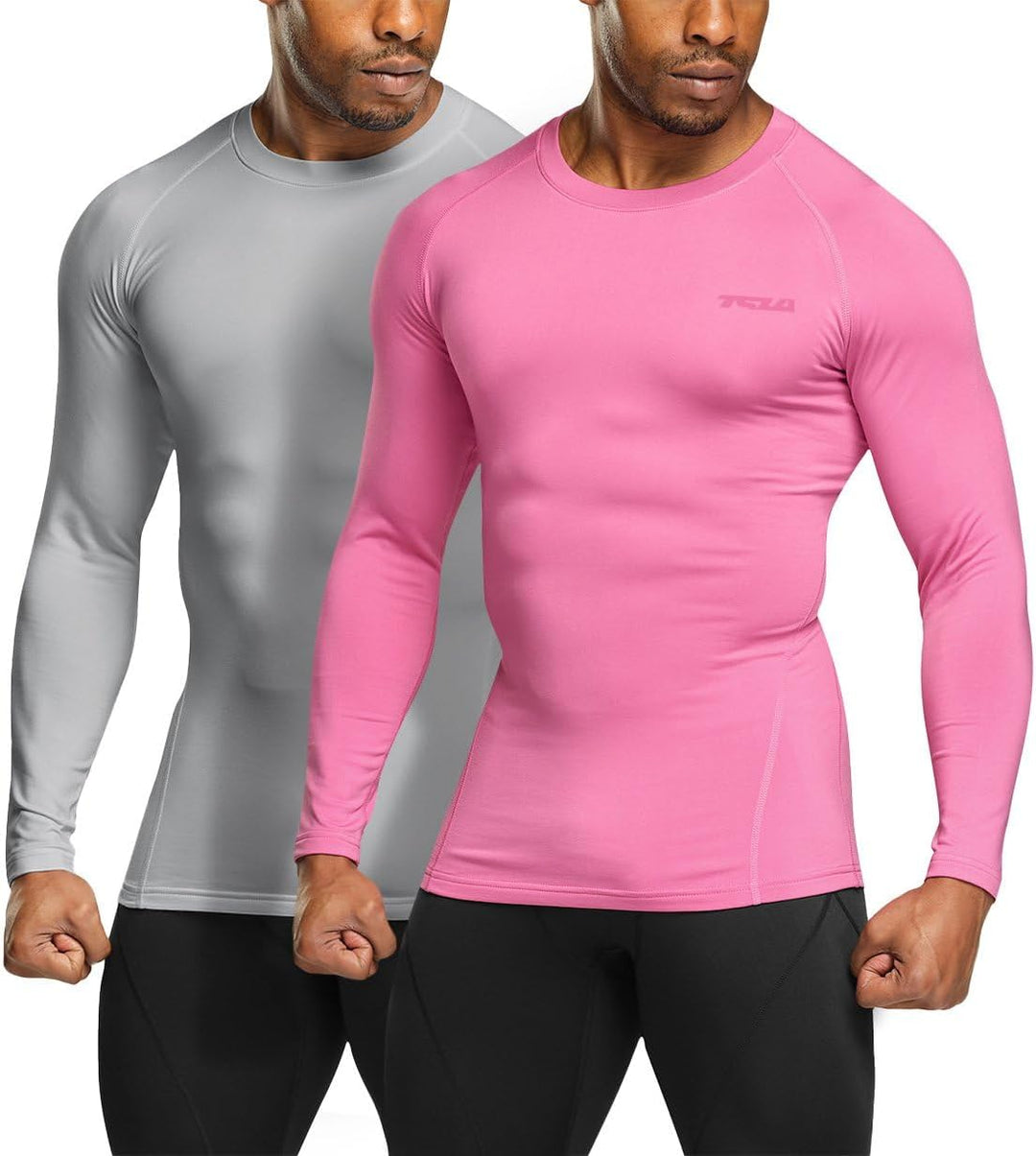 Men's Thermoshirt with Long Sleeves - Alex-Black-S-Nora Luxe