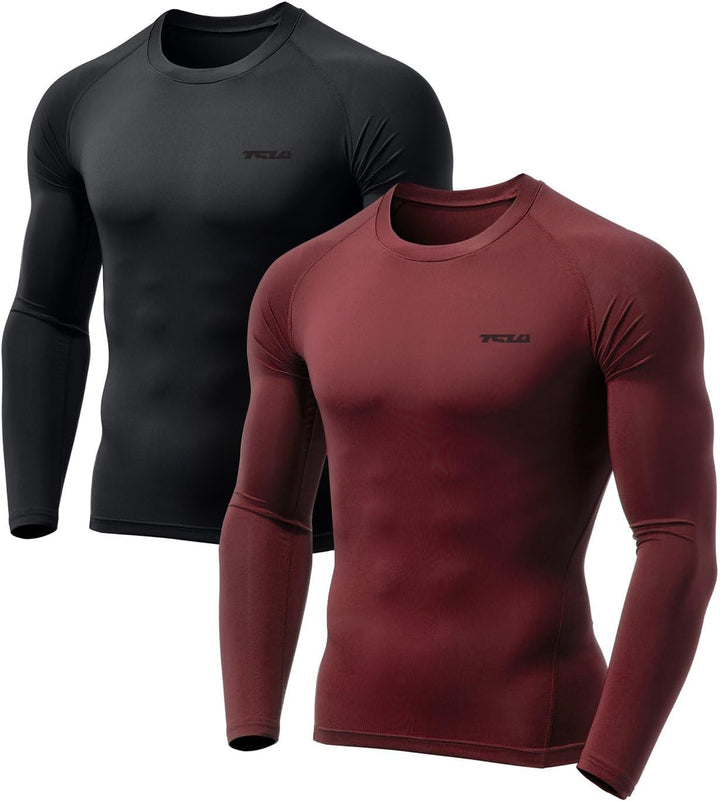 Men's Thermoshirt with Long Sleeves - Alex-Black-S-Nora Luxe