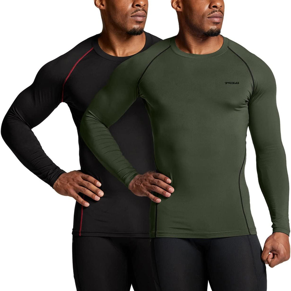 Men's Thermoshirt with Long Sleeves - Alex-Black-S-Nora Luxe