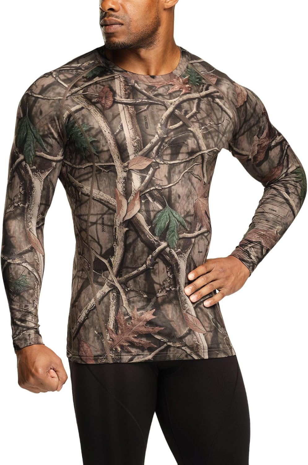 Men's Thermoshirt with Long Sleeves - Alex-Black-S-Nora Luxe
