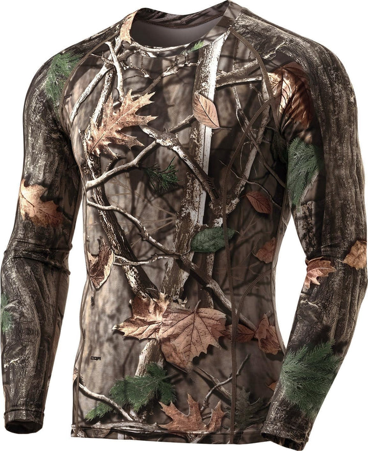 Men's Thermoshirt with Long Sleeves - Alex-Black-S-Nora Luxe