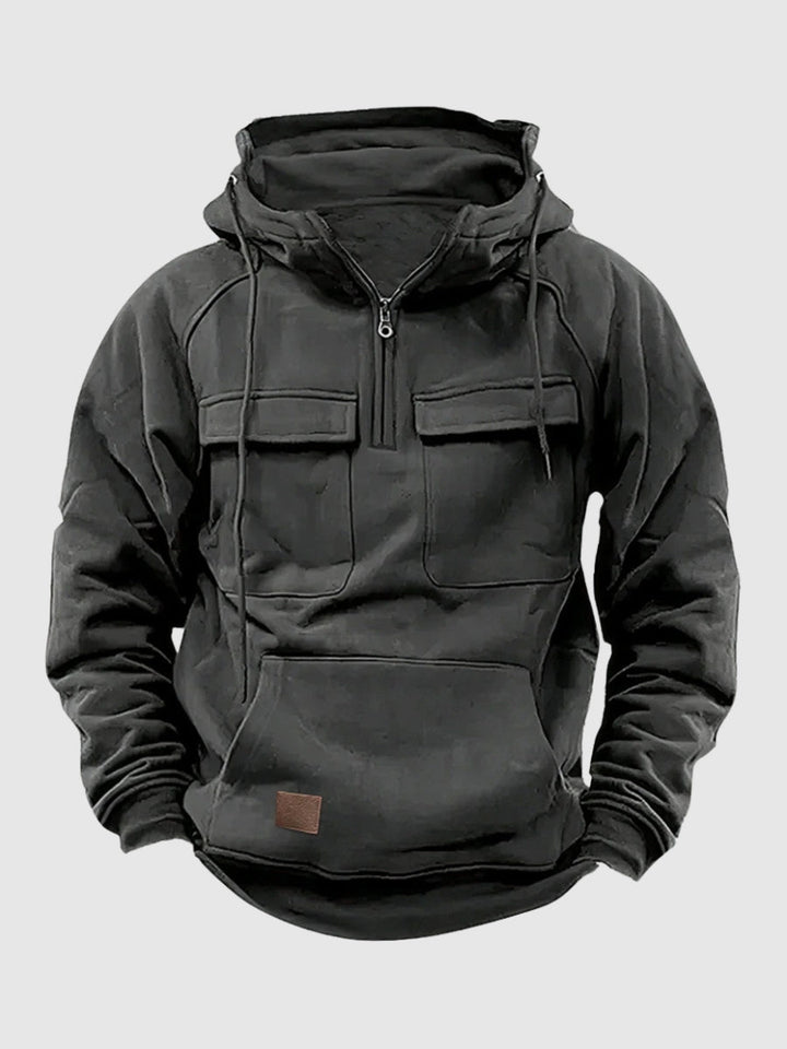 Men's Winter Hoodie - Oliver-Gray-S-Nora Luxe
